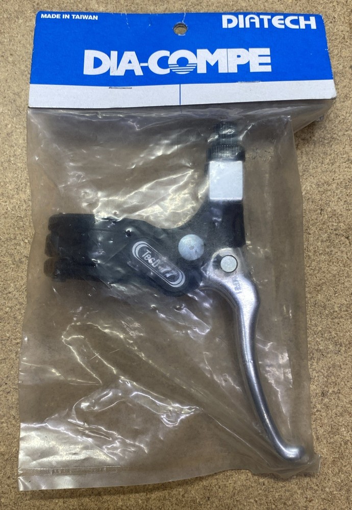 Dia-Compe Tech 77 Right Hand Double Pull Brake Lever - Black Dual Cable Adaptive