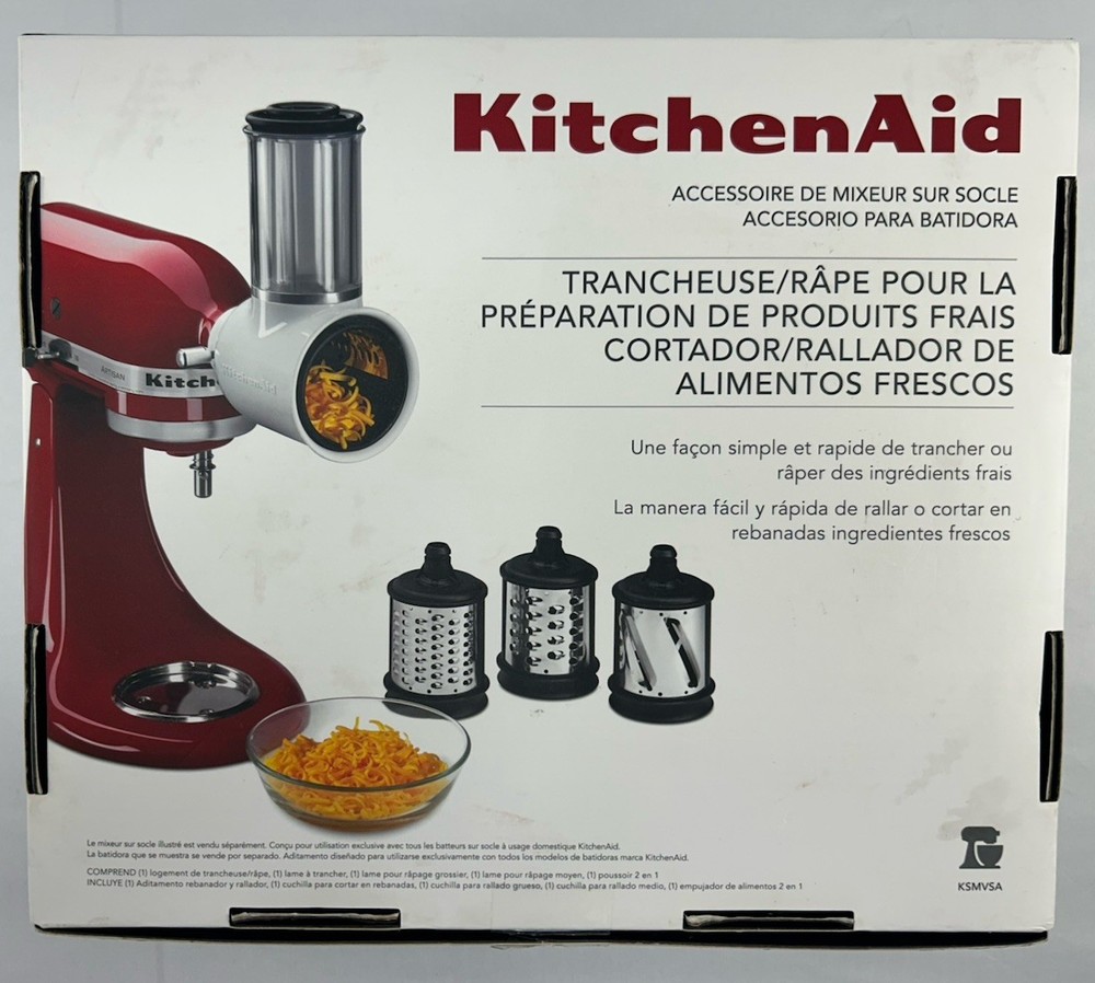 KitchenAid Fresh Prep Slicer/Shredder Attachment Only - White KSMVSA Kitchen