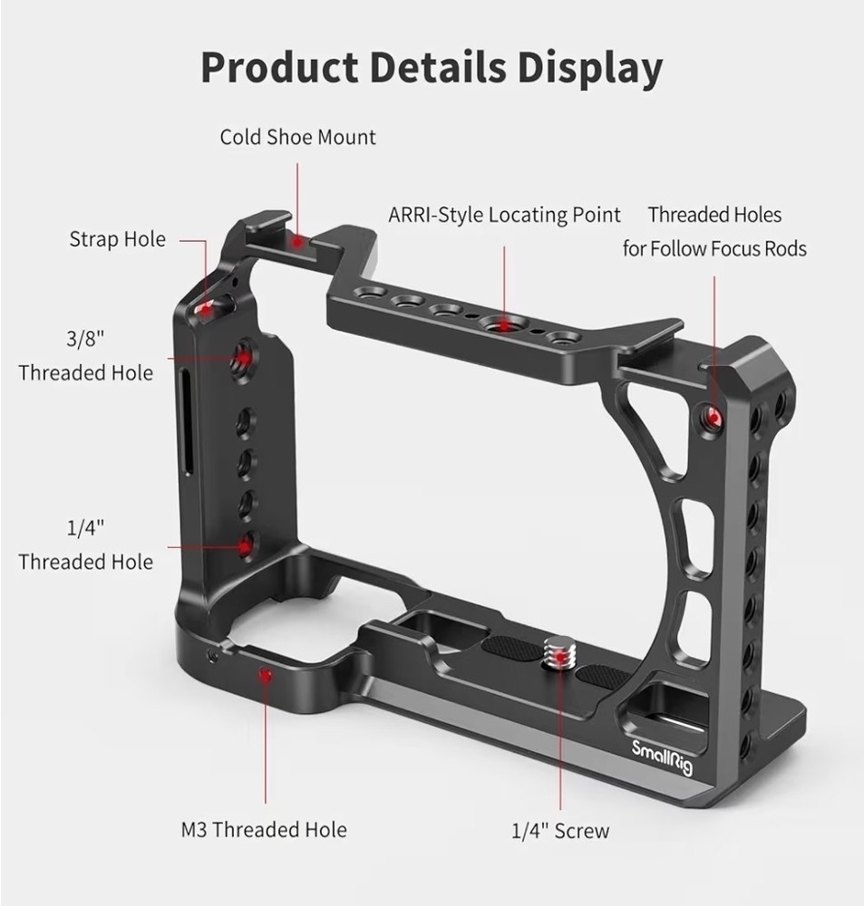 Small Rig for Sony Alpha A6400/A6500 Mirrorless Digital Camera READ DESCRIPTION