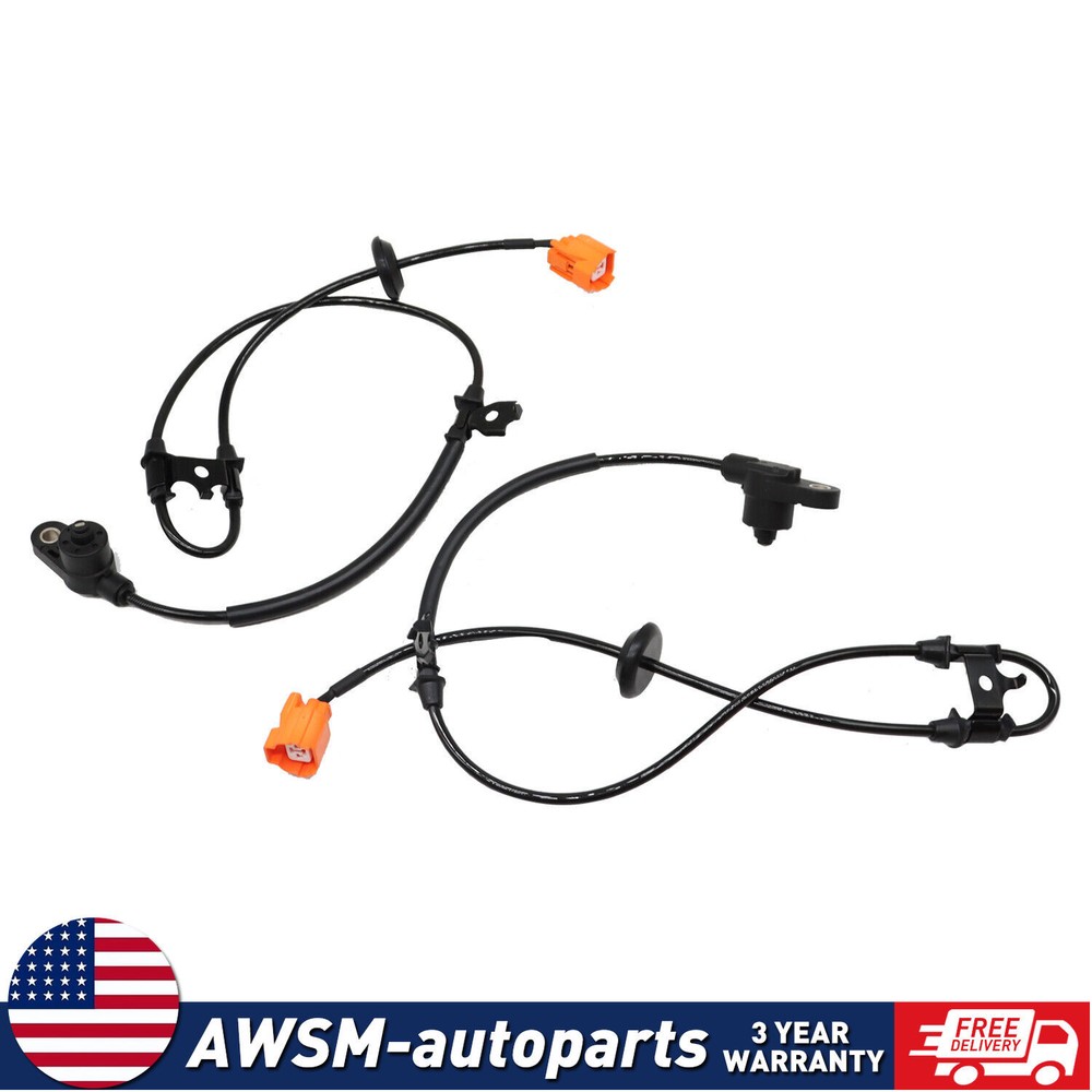 2x ABS Speed Sensor For Honda Pilot 2003-2008 Front Driver And Passenger Side