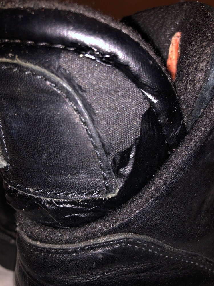 Harley Davidson Motorcycles Black Lace Up Boots Size 11