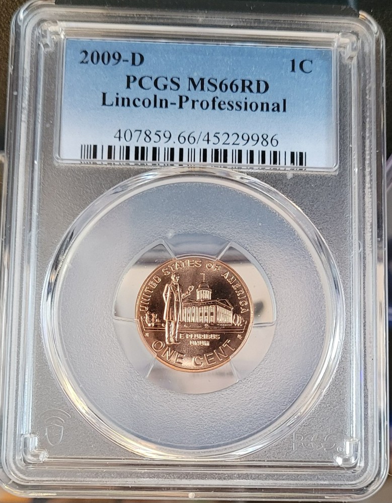 2009-D 1C PCGS MS66RD Lincoln-Professional