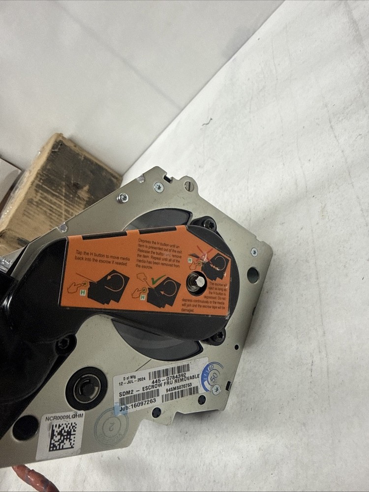 NCR SDM2 Escrow Assembly 445-0784392