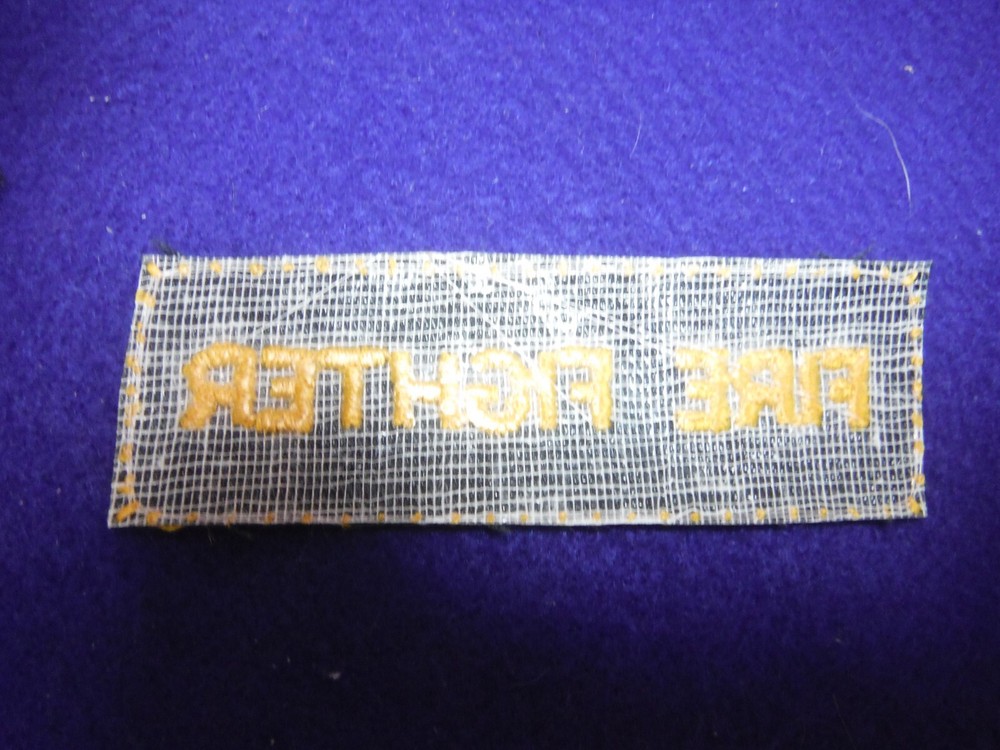 Vintage Gemsco Fire Fighter patch