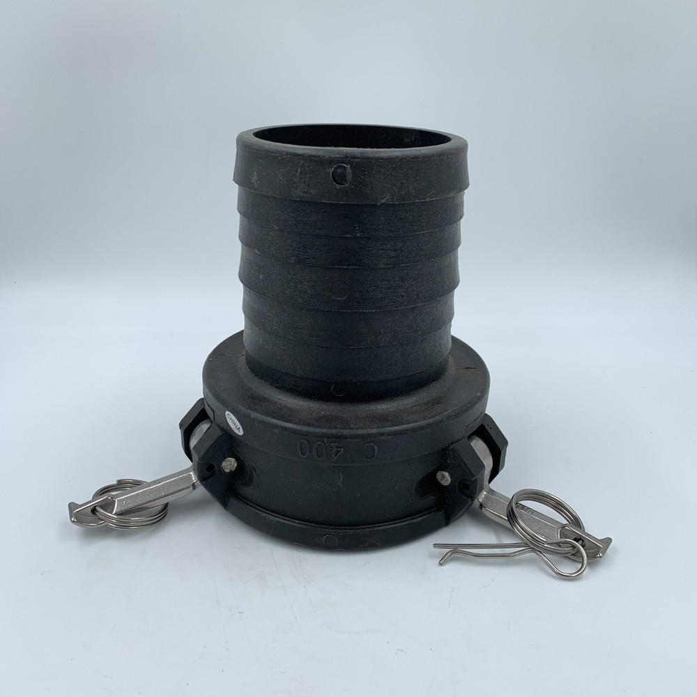 C400 PP Camlock 4" Barbed Polypropylene