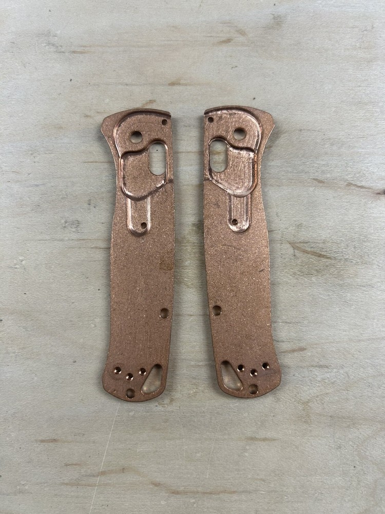 Scikio Custom Benchmade Bugout Copper Handle Scales