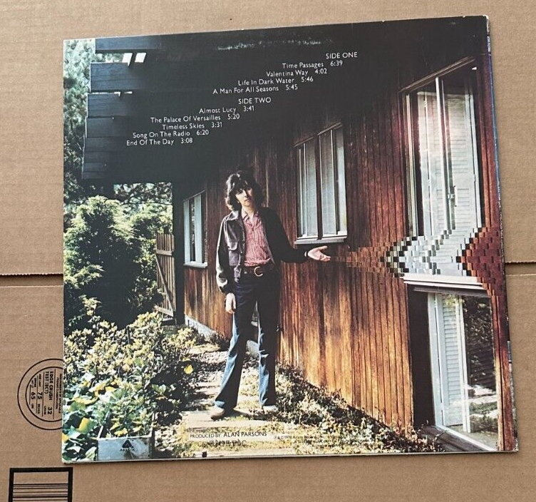 AL STEWART SIGNED VINYL RECORD TIME PASSAGES BECKETT CERTIFIED