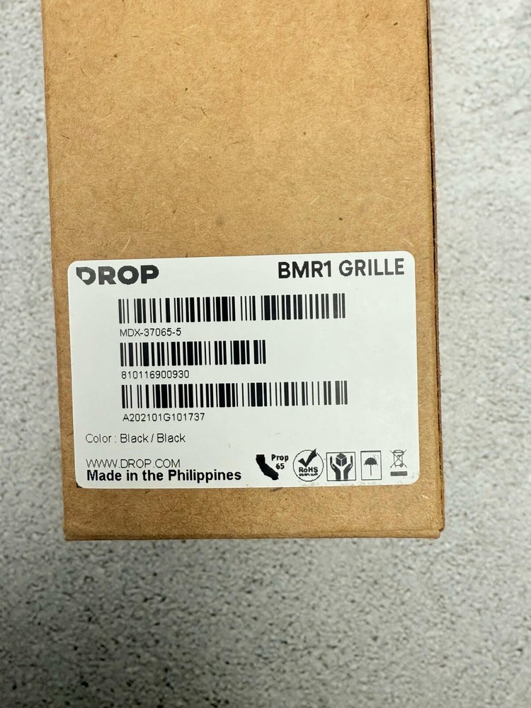 Drop BMR1 Grille, BLACK