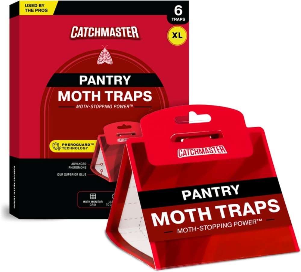 Catchmaster Pantry Moth Traps with Premium Extra Strength Pheromone Technology