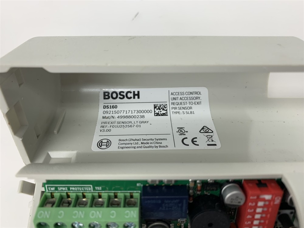 Bosch DS160 Request to Exit PIR Sensor Detector - Light Gray