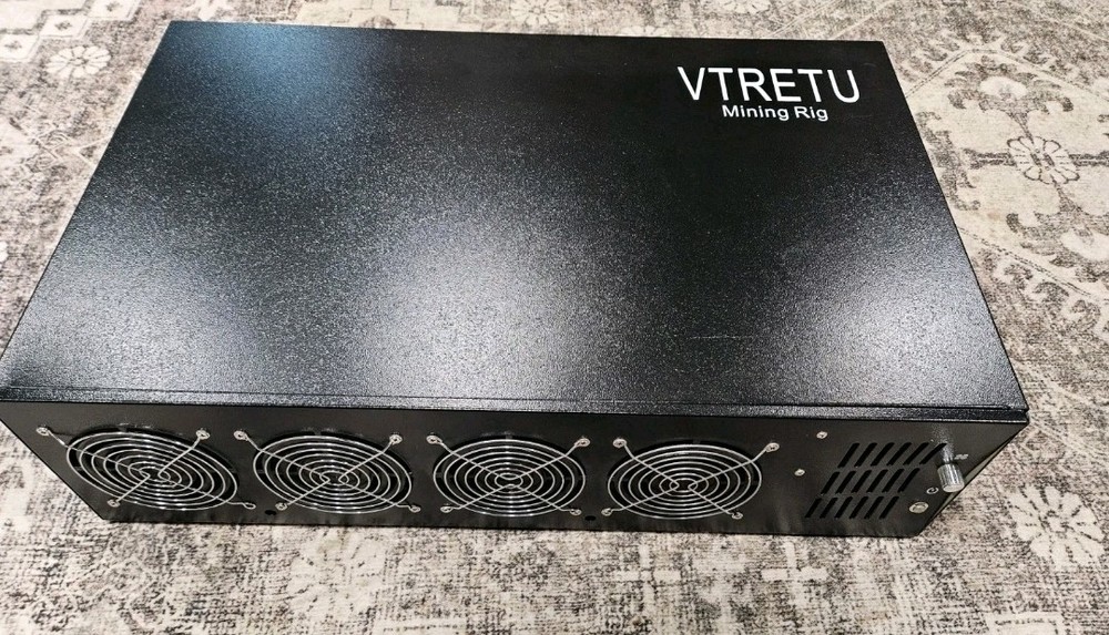 VTRETU 8 GPU Mining Rig Server Case for Crypto Miners