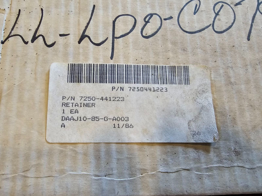 SPECO CORP RETAINER 7250-441223