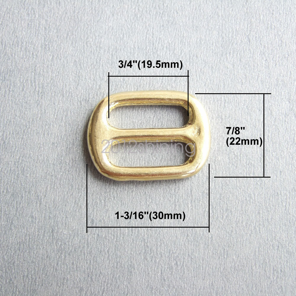 Solid Brass Slider Tri-Glide 1/2", 3/4", 1", 1 1/2", 2"