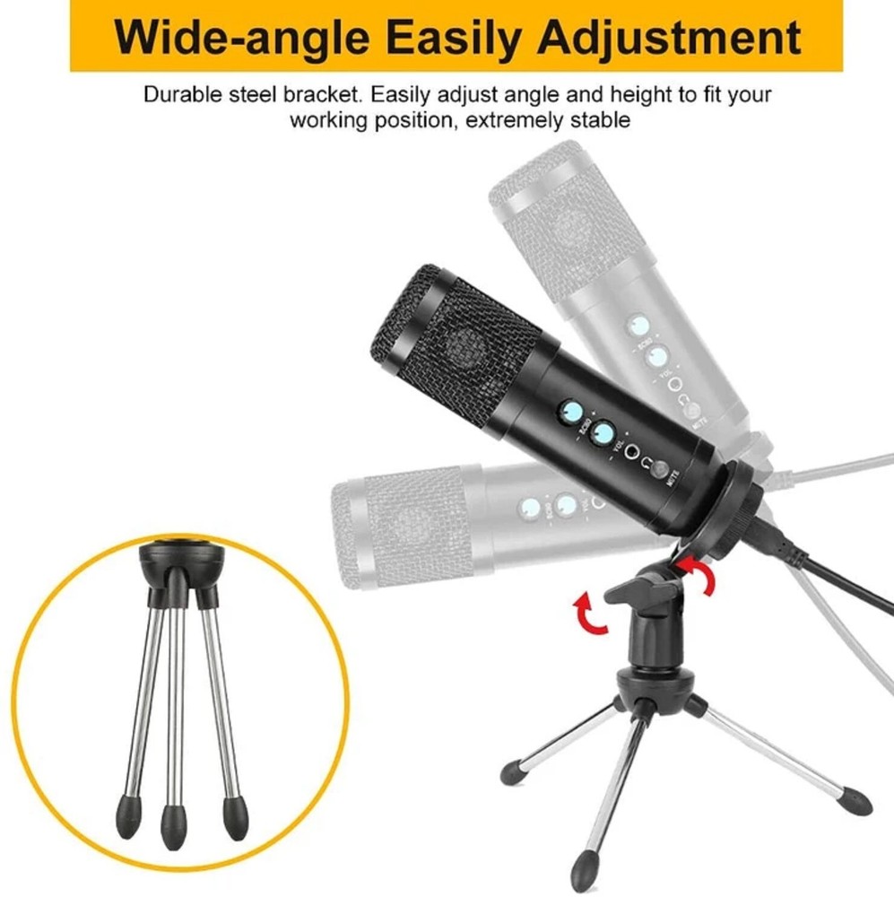 InnooTech PC USB Condenser Microphone Kit Pro home studio recording podcast mic