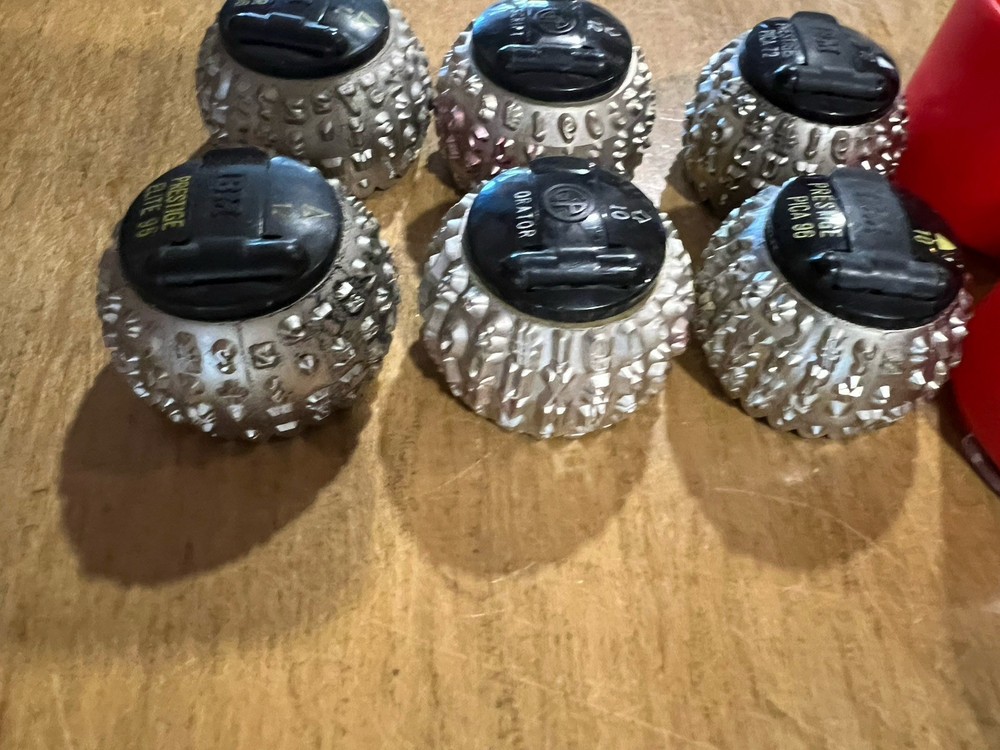 6 IBM Golf Ball Type Selectric I & II Typewriter Balls Letter Prestige Script ++