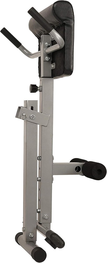Multi-Function 45-Degree Hyperextension Bench - Adjustable & Foldable Design