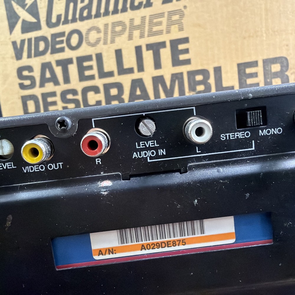 Channel Master VideoCipher II VC2100E Satelite Descrambler / Reciever Untested