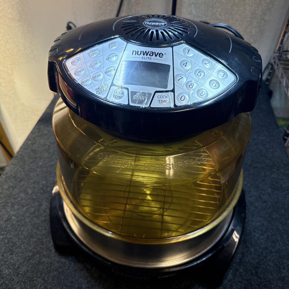 Nuwave Pro Plus Infrared Oven With Baking Kit Works Great Amber Dome