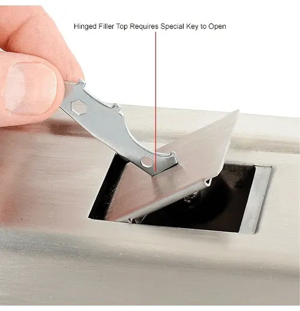 Bobrick? ClassicSeries? Surface Mounted Horizontal Soap Dispenser - B-2112