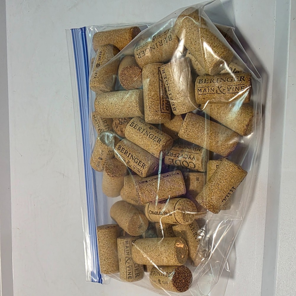 Wine Corks - Non-Synthetic Used Wine Corks (50 Count Per Bag)