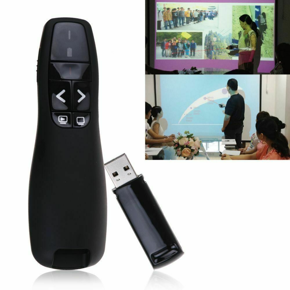 Power point Presentation Remote Wireless USB PPT Presenter Laser Pointer Clicker