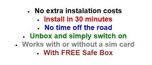 VAN-MINIBUS-CAR EASY-FIT Wireless Alarm Security System ALERT Mobile Call/SMS