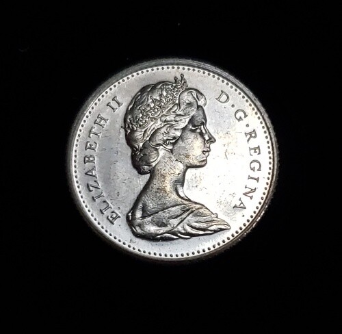 1972 CANADA 10 CENTS CIRCULATED COIN