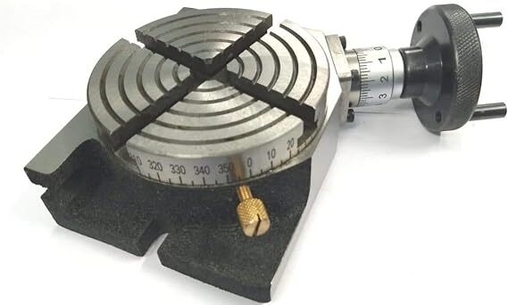 Horizontal Vertical 4" Inch II 100 mm Rotary Milling Table