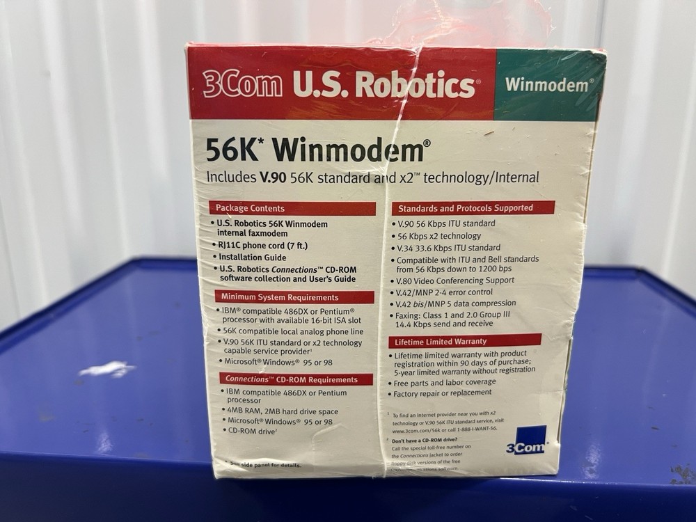 NEW 3Com US Robotics 56k Winmodem Model 5683 ISA MODEM