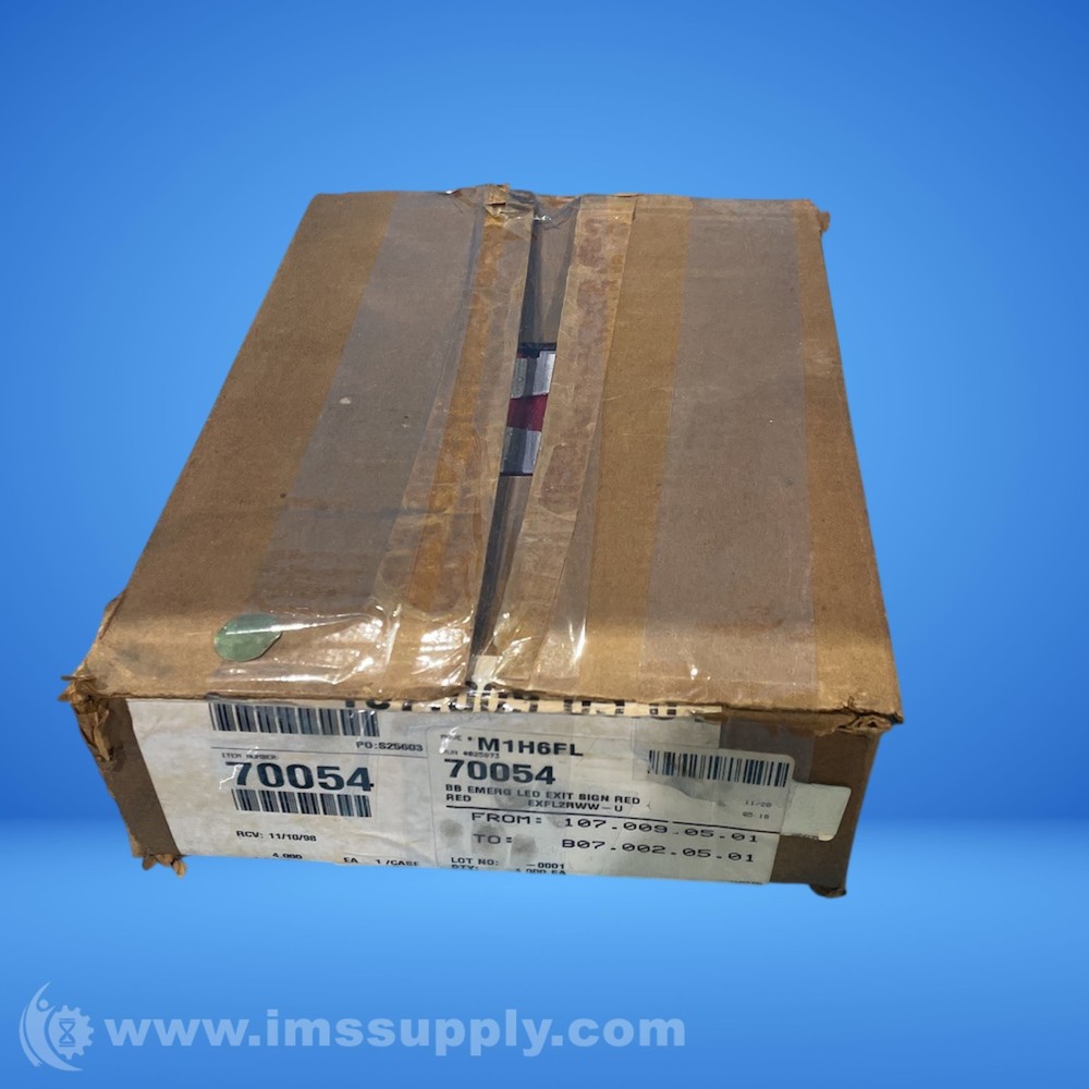 Big Beam EXFL-R Steel Exit Sign FNOB