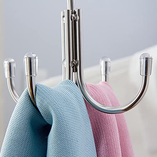 1 Pack Stainless Steel Multi-Purpose Four Claw Hook Strong Solid Bearing Shoe