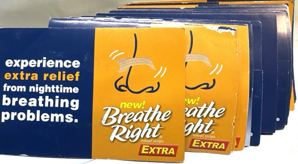 breathe right extra nasal strips 30 total strips
