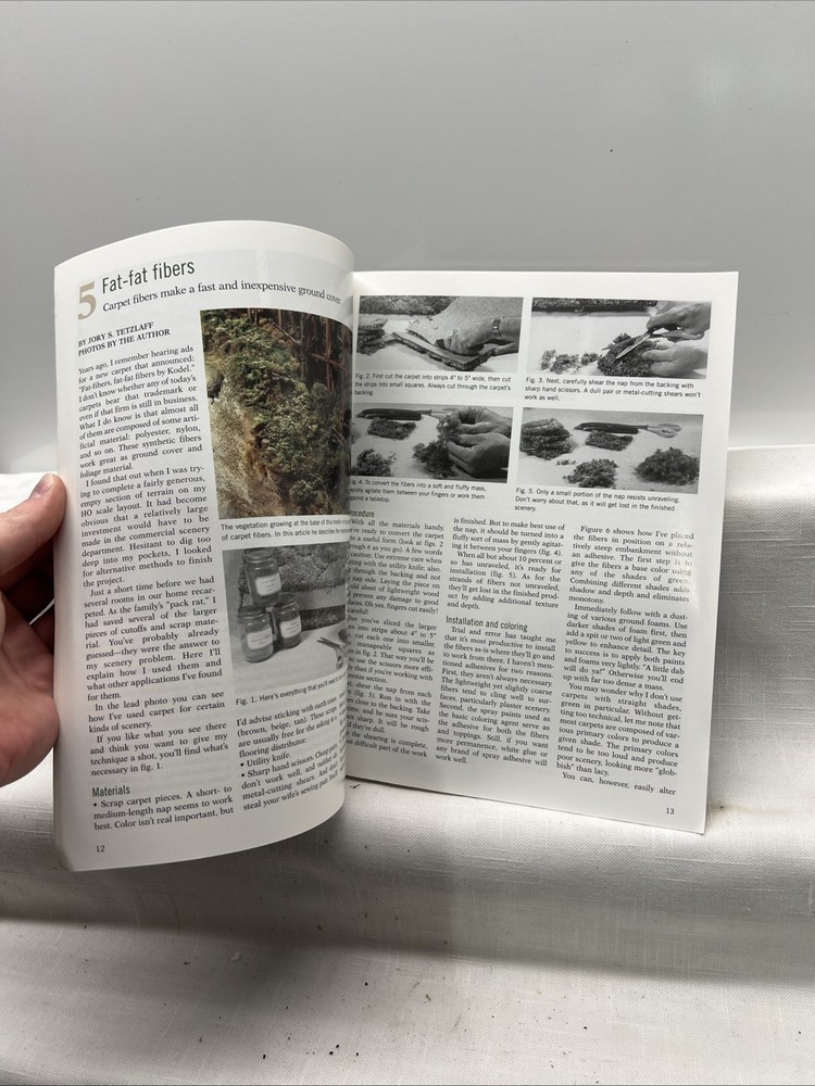 Kalmbach - #12243 - Model Railroader - Scenery Tips & Techniques - NOS