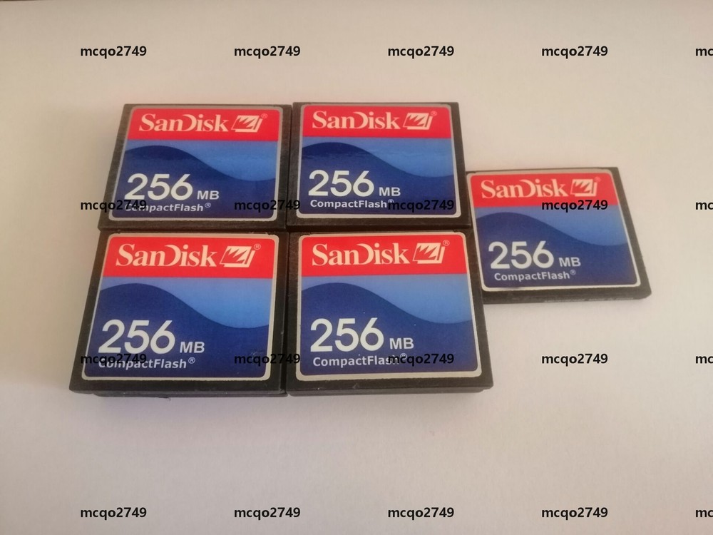 20PCS 256MB SanDisk CompactFlash CF Memory Card 256MB SDCFB/SDCFJ