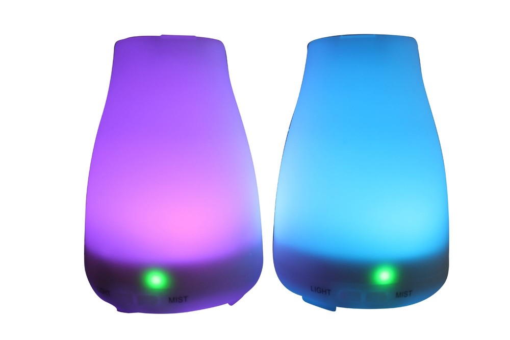 2 Units EcoGecko Aromatherapy Essential Oil Diffuser, Aroma Diffuser with LED