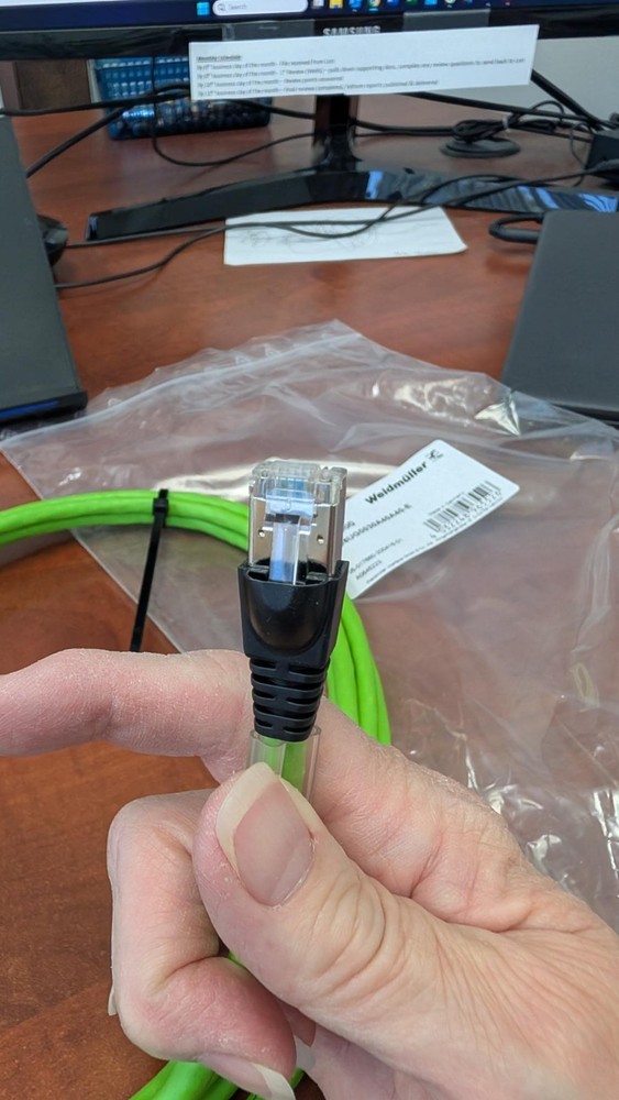 Weidmüller Ethernet Cable Item #1172970000