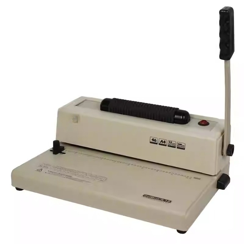 S12 Electric Single-Coil Spiral Binding Machine with Punching Function