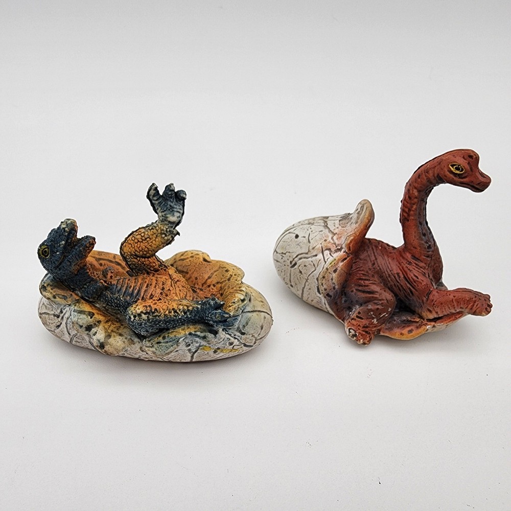 Vintage AAA Baby Hatching Dinosaur Toys Set of 5