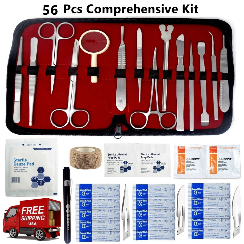 Suture First Aid Advanced Surgical Suture Kit Trauma Tactical Emergency Kit