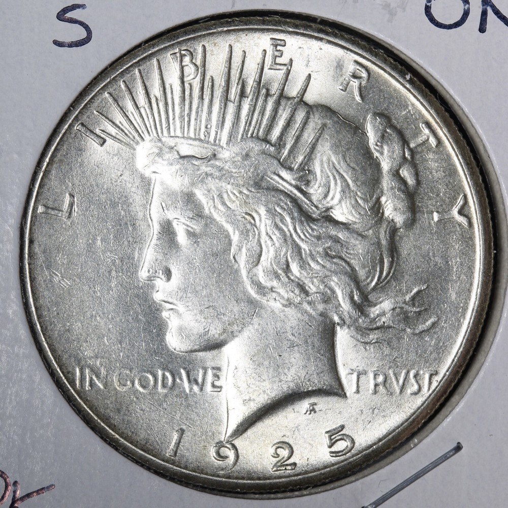 1925-S Peace Silver Dollar UNC *UNCIRCULATED* MS E379 RPK