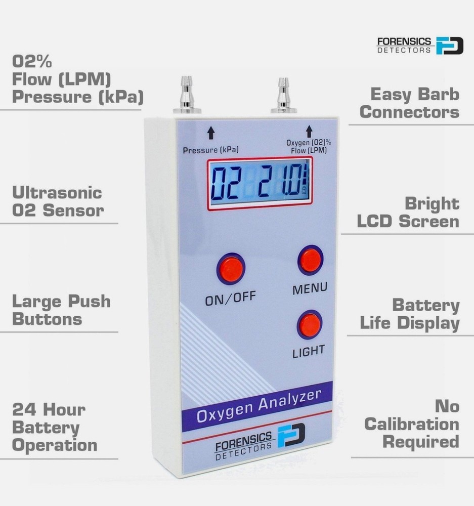 Forensics Detectors Oxygen Analyzer OXY1000 - Free Shipping