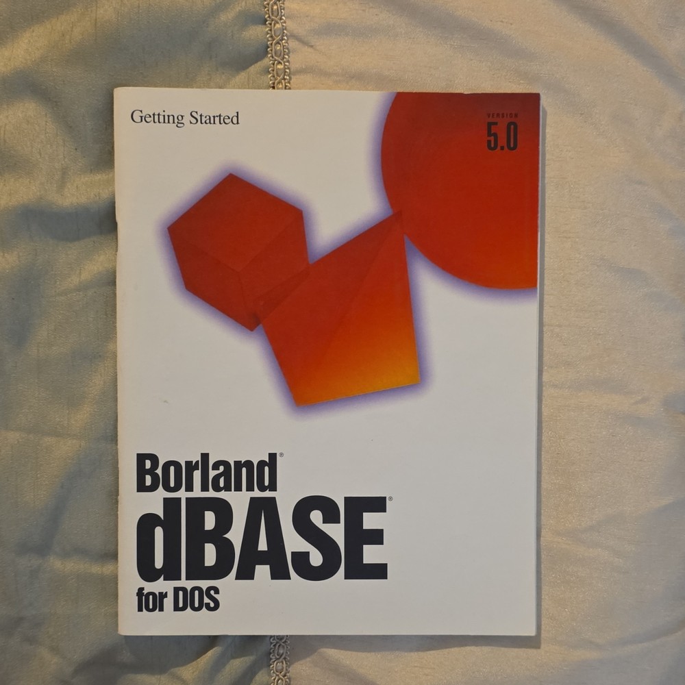 Borland dBASE for DOS 5.0 Manuals Set - Programmer's, User's, Language Guides