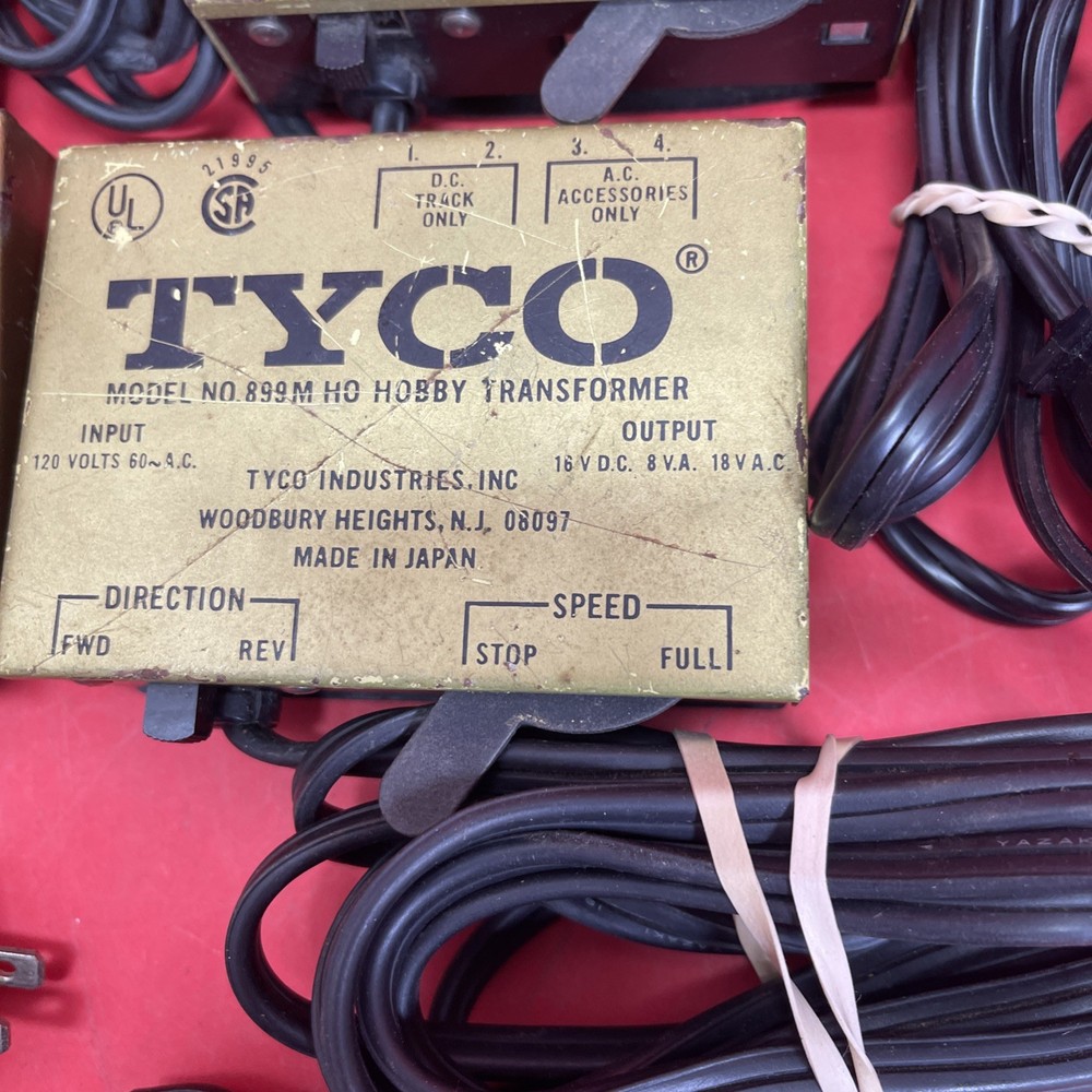 Vintage Tyco Electrain Train Transformers-Untested Lot 7