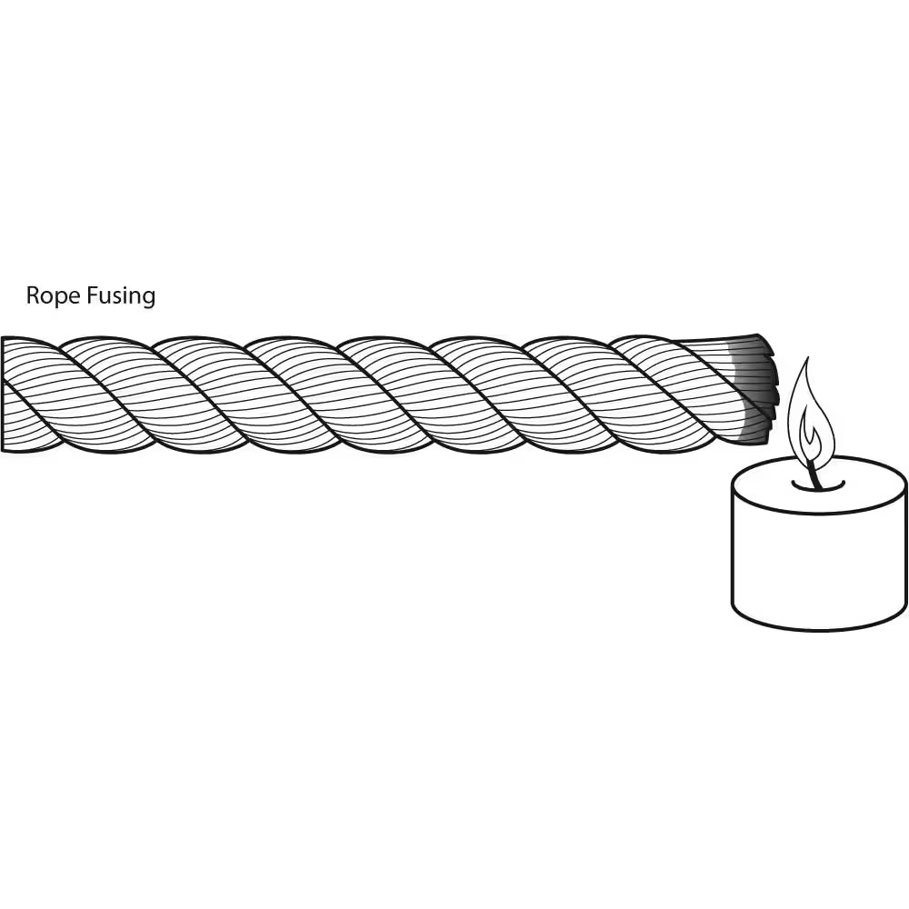 1/2 In. X 50 Ft. White Twisted Polypropylene Rope