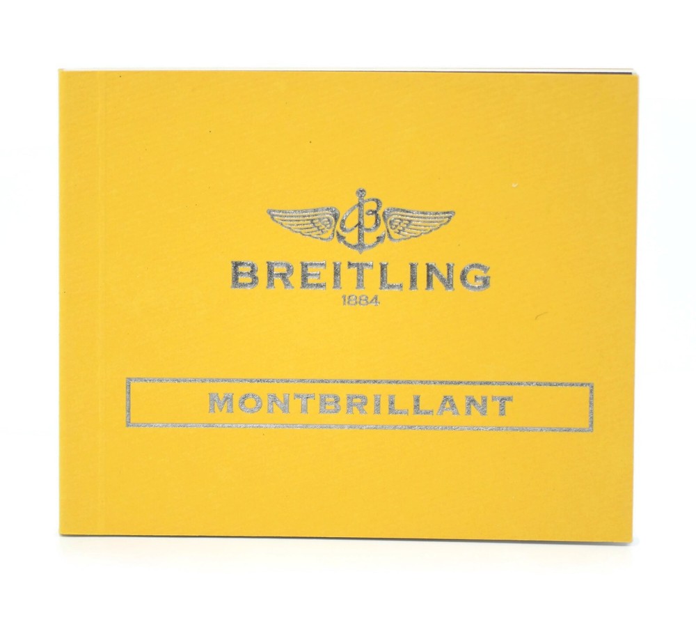 Breitling Montbrilliant Booklet Manual