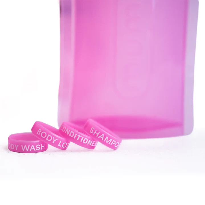 Mumi Refillable Travel Bottles - Yellow