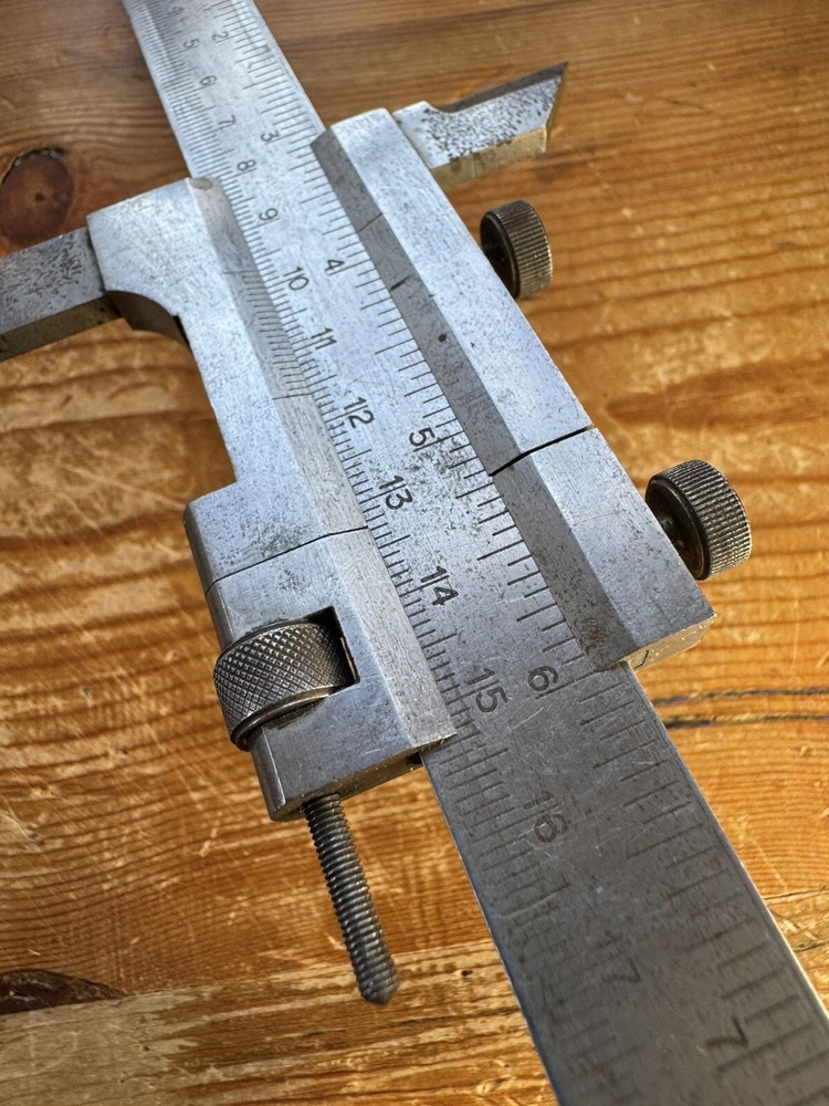 Vntg Large Helios Caliper 10” Caliper - Glashart German