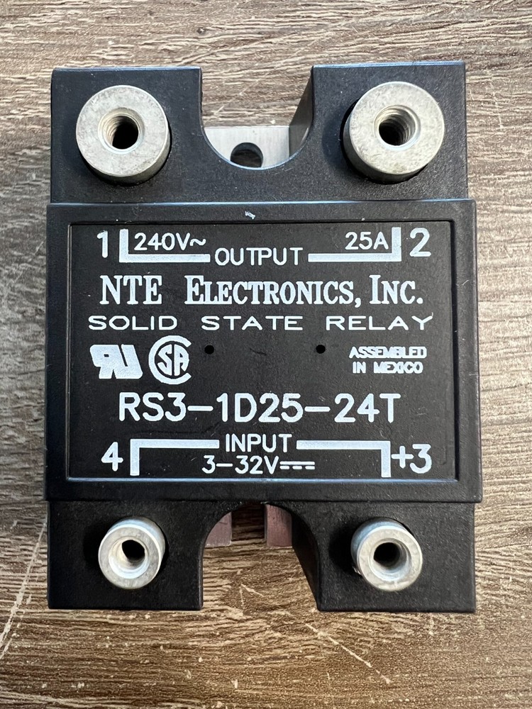 NTE Electronics RS3-1D25-24T Solid State Relay