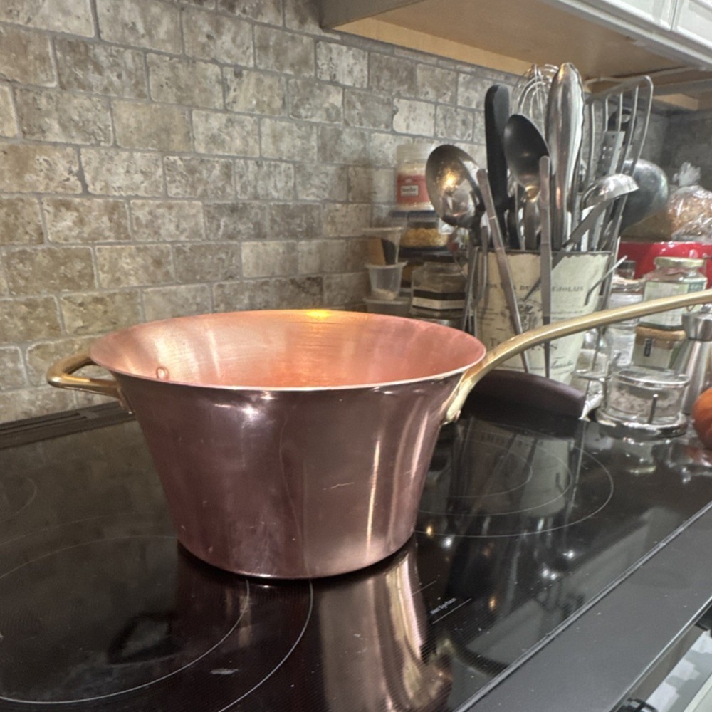 Ruffoni Italy Copper Pot with Brass Handles