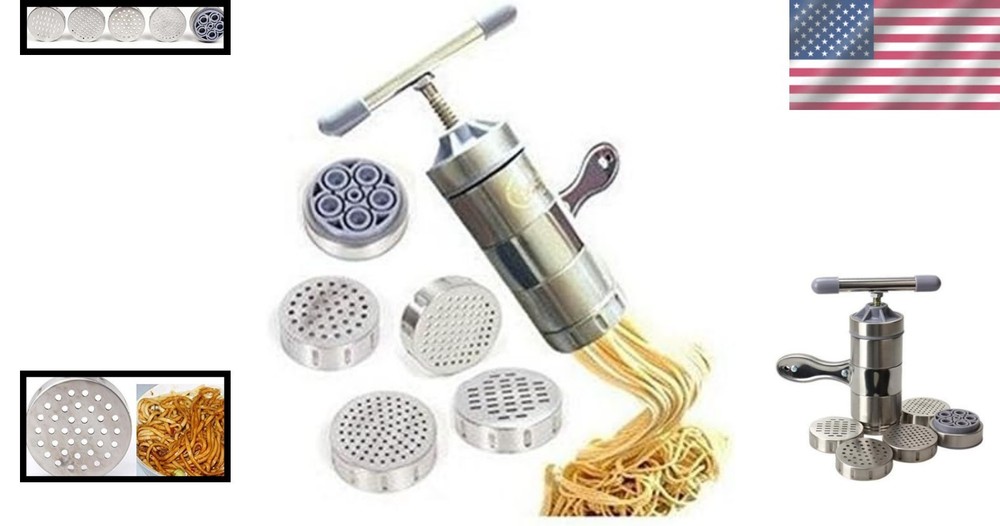 Stainless Steel Manual Noodle Press Machine – Create Fresh Pasta Effortlessly